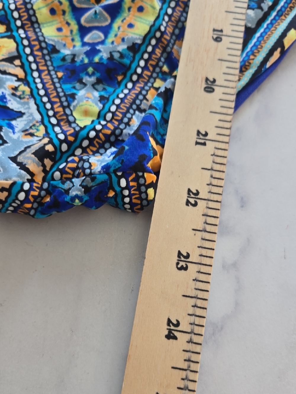 Bar III Women's Monarchy Tribal-Print Tassel Lace-Up One-Piece Swimsuit Sz:S NWT - Picture 7 of 11